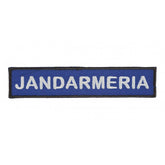 Ecuson dreptunghiular brodat JANDARMERIA